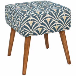 Si vous aimez le style Art déco, le tabouret d'appoint Chiara d'Atmosphera devrait retenir votre attention. Son assise est ré ...