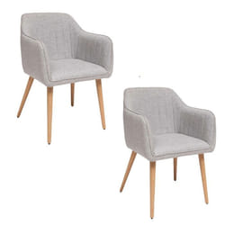 Lot de 2 fauteuils à dîner VISOCA