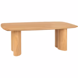 Donnez une atmosphère cosy à votre coin repas grâce à la table à manger Aliona d'Atmosphera. Le plateau rectangulaire possède ...