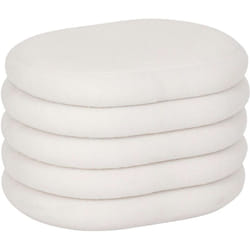 Atmosphera - Pouf de rangement en bouclette guilia