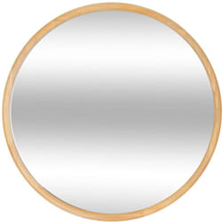 Atmosphera - Miroir rond en bois