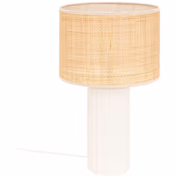 La lampe en céramique s'intègrera à merveille dans un intérieur aux accents naturels. Pour une ambiance chaleureuse à la mais ...