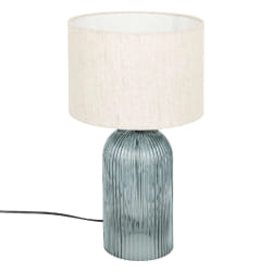 Atmosphera Lampe Cylindre Bleu