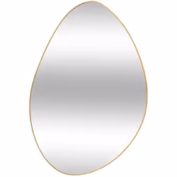 Ajoutez de la profondeur et de la sophistication à votre intérieur avec le miroir en forme organique. Idéal pour les salons, ...