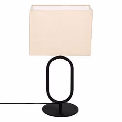 Atmosphera - Lampe à poser SUNDSVALL - H. 52 cm - Beige et noir
