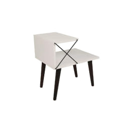 Table d'appoint en bois et métal NINO