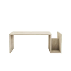 Tolinux Table basse effet travertin
