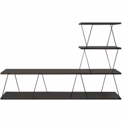 Apportez une touche moderne et épurée à votre salon avec ce Meuble TV Victor en bois et métal. Grâce à son design minimaliste ...
