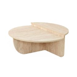 Tolinux Table basse - Effet travertin