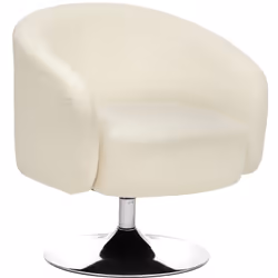 Le fauteuil Edith se distingue par son piètement en métal et son assise accueillante. Entièrement revêtu d'un tissu au fini b ...