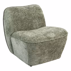 Chauffeuse en tissu chenille MINARI - Vert