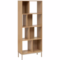Bibliothèque en bois TASSO - Marron