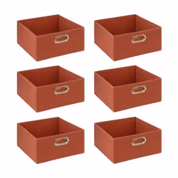 Idéal pour ranger divers objets, que ce soit dans un salon, une chambre, un bureau ou une étagère. Dans le salon, elles perme ...