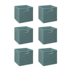 Lot de 6 boîtes de rangement en tissu MIX 'N MODUL