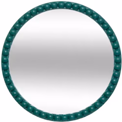 Ajoutez une touche de style et de luminosité à votre intérieur avec ce miroir mural Mala. Avec son contour en perles texturée ...
