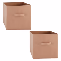 Lot de 2 boîtes de rangement en tissu MIX N' MODUL