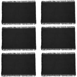 Toilinux - Lot de 6 Sets de table Maha en coton