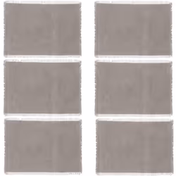 Donnez du caractère à votre table tout en la protégeant des salissures grâce à ce lot de 6 sets de table en coton. Souvent ou ...