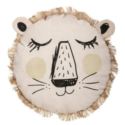 Atmosphera - Coussin rond enfant Lion - Diam. 38 cm