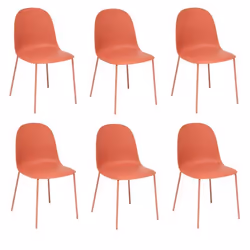 Lot de 6 chaises ASAN