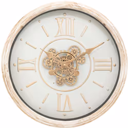 Offrez à votre maison un charme intemporel avec cette horloge murale au design vintage. Fabriquée avec un cadre en bois effet ...