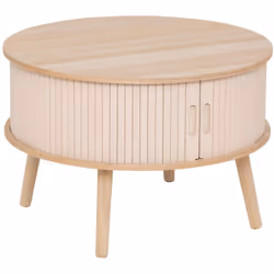 Ajoutez une touche d’élégance et de fonctionnalité à votre salon avec la table basse ronde Nyos. Avec son design moderne et s ...