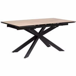Apportez une touche de modernité et d’élégance à votre salle à manger avec cette table extensible en céramique et métal. Son  ...