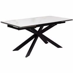 Apportez une touche de modernité et d’élégance à votre salle à manger avec cette table extensible en céramique et métal. Son  ...