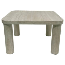 Table basse carrée effet marbre GÖRAN - Gris