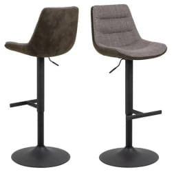 Lot de 2 tabourets de bar TORSTEN