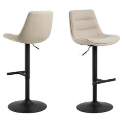 Lot de 2 tabourets de bar TORSTEN