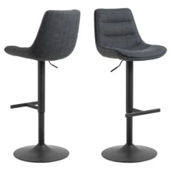 Lot de 2 tabourets de bar TORSTEN