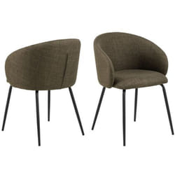 Lot de 2 chaises avec accoudoirs SÖREN
