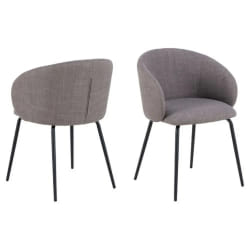 Lot de 2 chaises avec accoudoirs SÖREN
