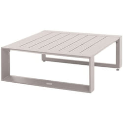Hesperide - Table basse de jardin carrée en aluminium allure