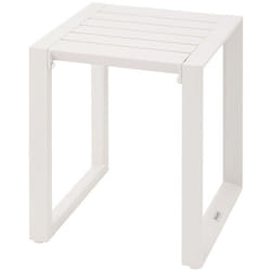 Table de jardin d'appoint carrée en aluminium EVASION