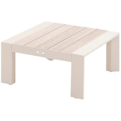 Hesperide - Table basse de jardin petit modèle en aluminium effet bois evasion