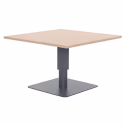 Parfaite pour les petits espaces extérieurs, la table de jardin relevable carrée SALIMIA est un meuble de jardin moderne et a ...