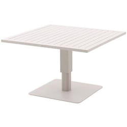 Hesperide - Table de jardin relevable carrée en aluminium salimia