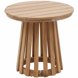 Fonctionnelle pour les beaux jours, la table d'appoint de jardin ronde OSUNA complètera votre aménagement extérieur. Avec ses ...