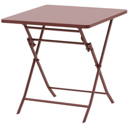 Hesperide - Table de jardin pliante carrée 2 places greensboro