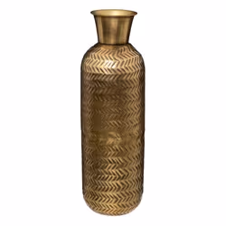 Atmosphera - Vase en métal martelé NIGHT - H. 45 cm - Or