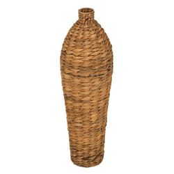 Atmosphera - Vase en jacinthe deau PERCY - H. 57 cm - Marron