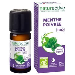 Naturactive Huile Essentielle Menthe Poivrée (Mentha x Piperita L) Bio 10 ml