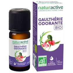 Naturactive Huile Essentielle Gaulthérie Odorante (Gaultheria fragrantissima Wall.) Bio 10 ml