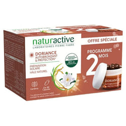 Naturactive Doriance Autobronzant & Protection Lot de 2 x 30 Capsules