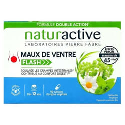 Naturactive Maux de Ventre Flash 10 Gélules