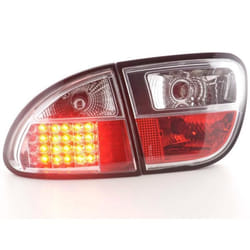 Paire de feux arrière Seat Leon 1M 1999 a 2005 Chrome Led
