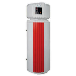 Airwell TFHW-260H-03M25 verticale Réservoir (stockage d'eau) Système de chauffe-eau unique Rouge, Blanc
