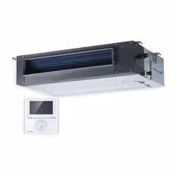 La DDMX 2,2 kW est une unité intérieure gainable moyenne pression conçue pour les installations résidentielles ou tertiaires  ...